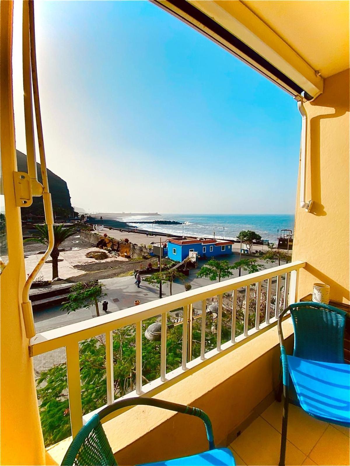 Casa Del Mar, Sunny Ocean View Appartement Right At The Beach! Los Llanos De Aridane Ngoại thất bức ảnh